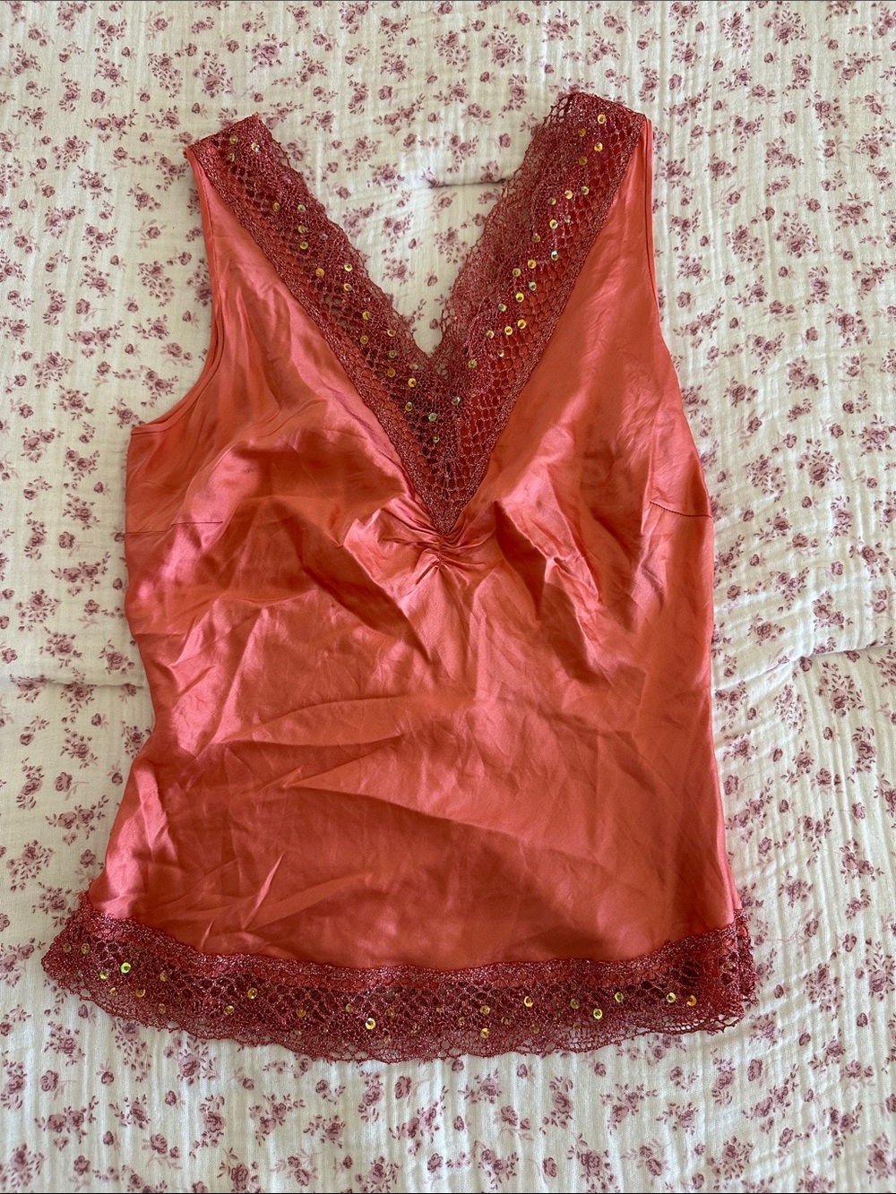 Cache Fairy Sequin y2k top